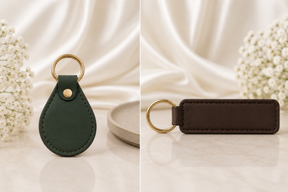 Personalized Leather Keychains