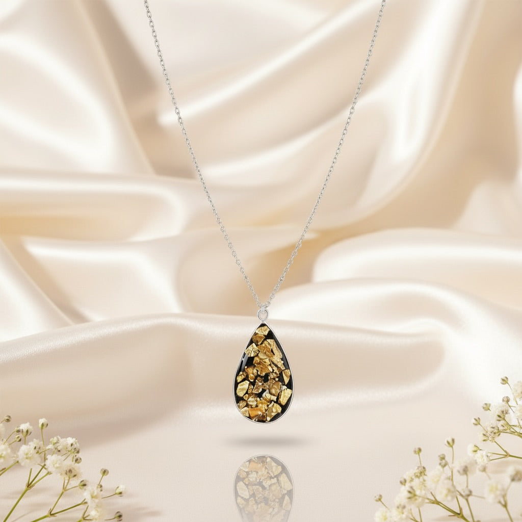 Gold Rush Teardrop Necklace