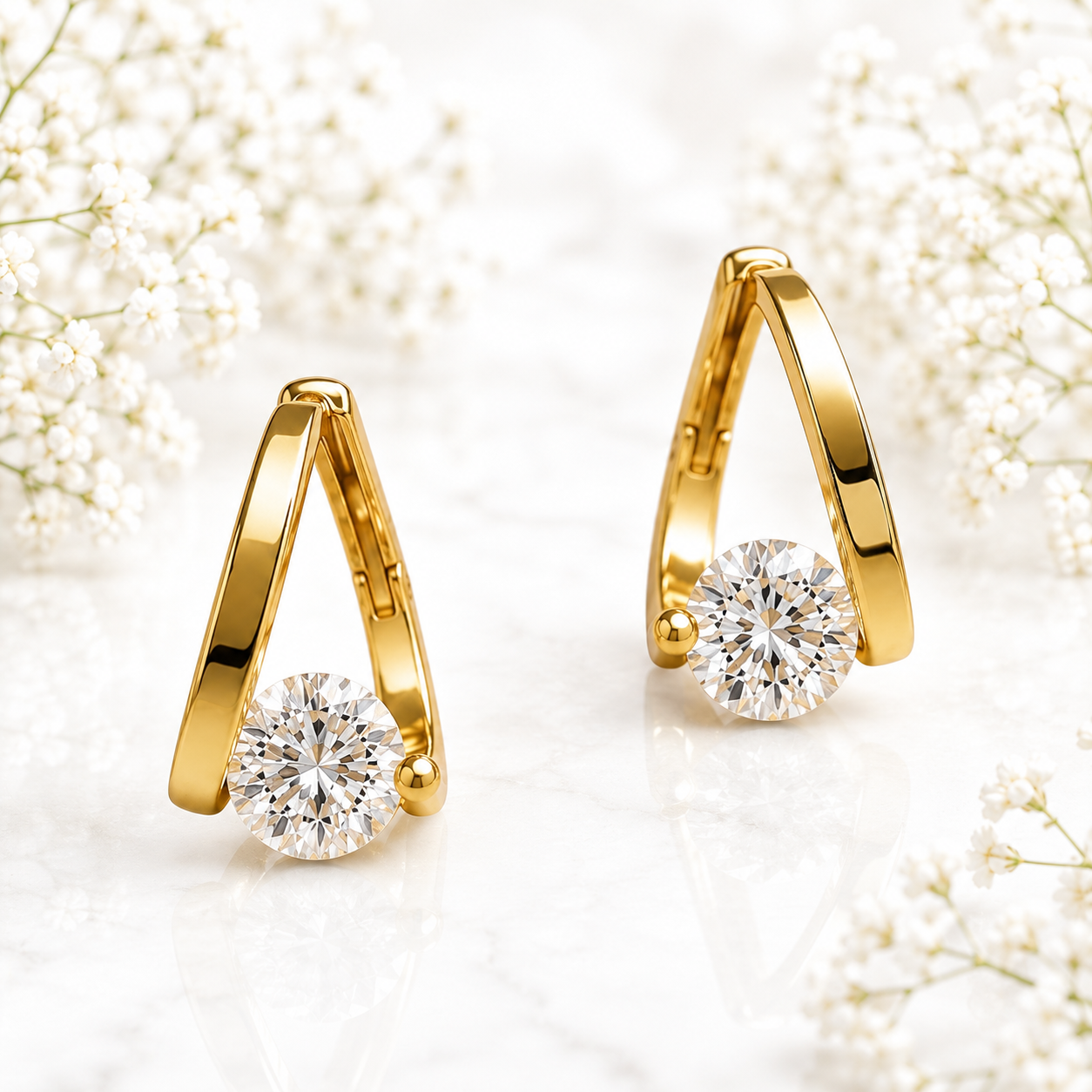 Golden Light Earrings