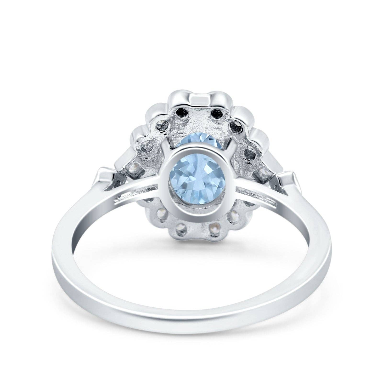 Ocean’s Embrace Halo Ring