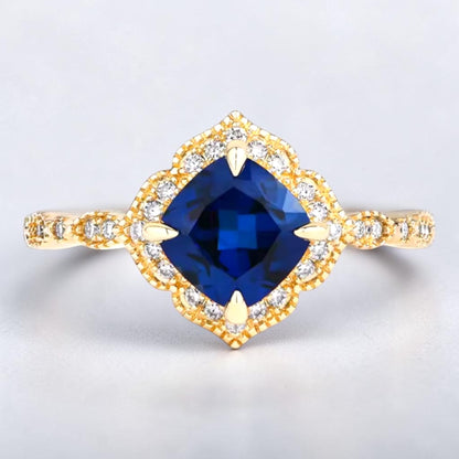 Midnight Halo Ring