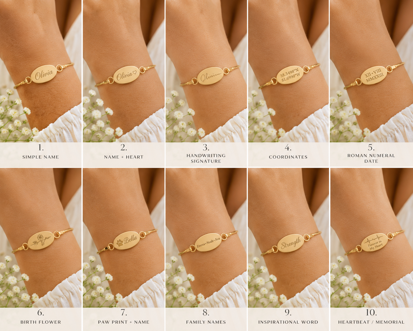 Oval Engravable Bangle