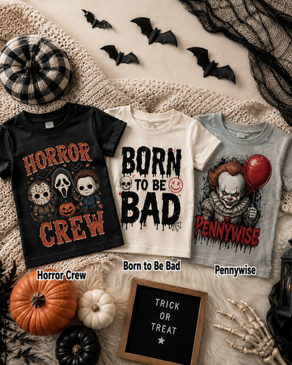 Custom Fall & Halloween Kids Tees