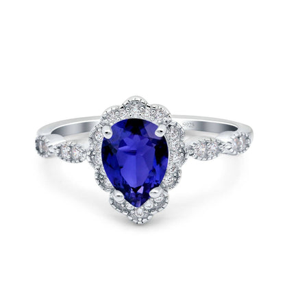 Tears of Joy Pear Ring