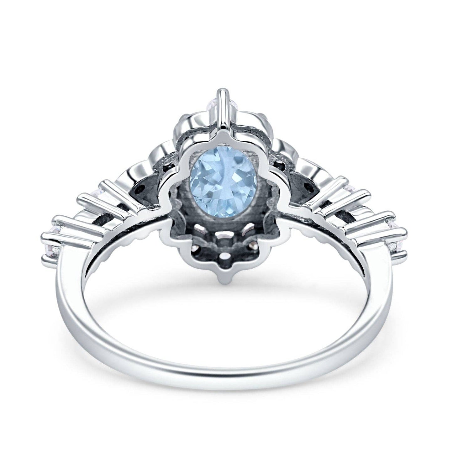 Something Blue Aquamarine Ring