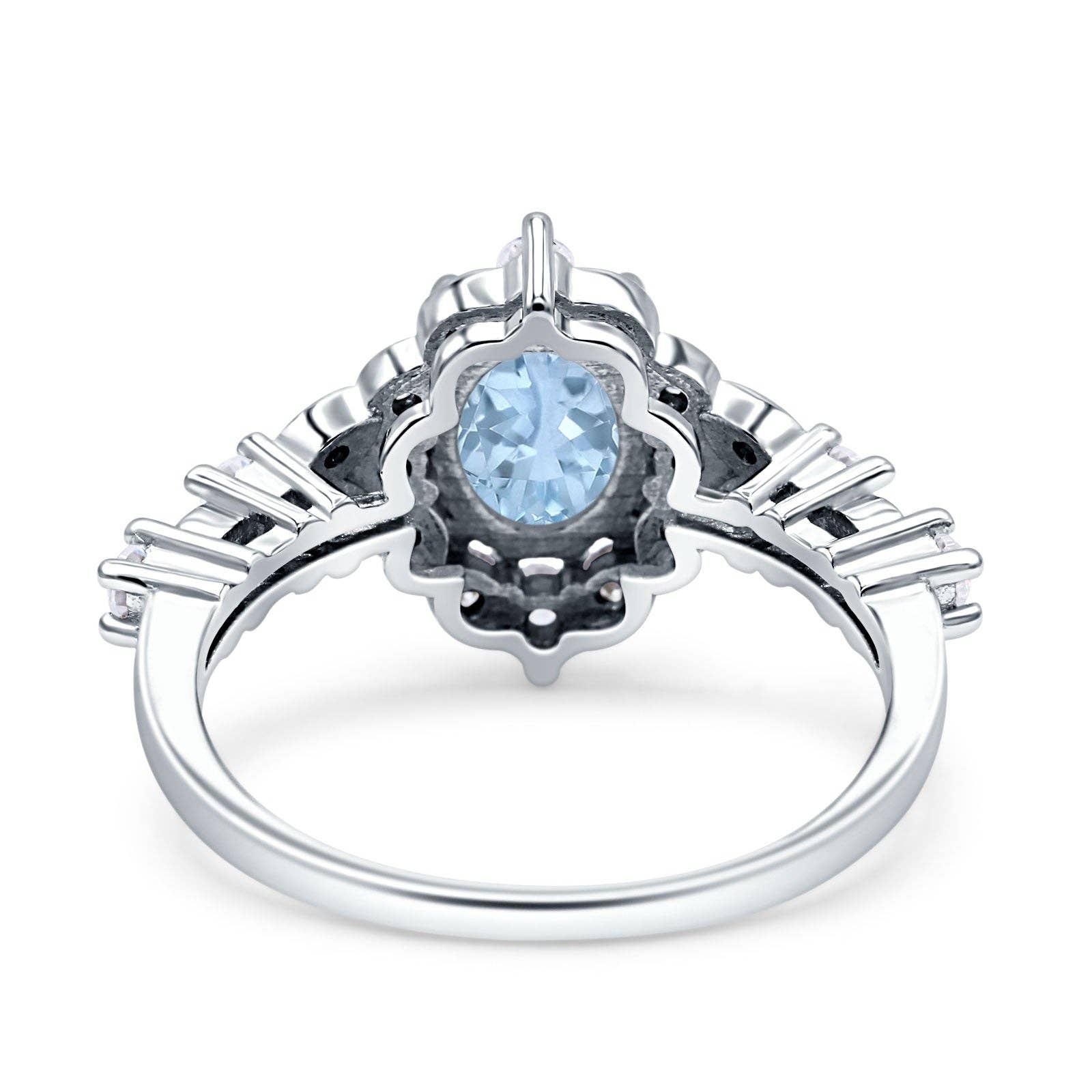 Something Blue Aquamarine Ring
