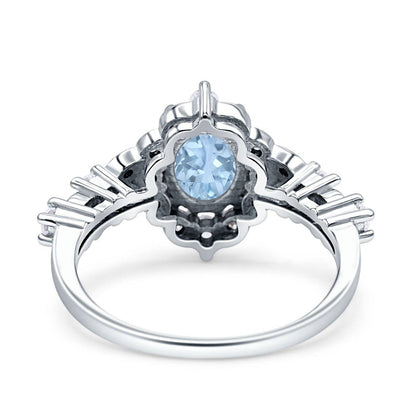 Something Blue Aquamarine Ring