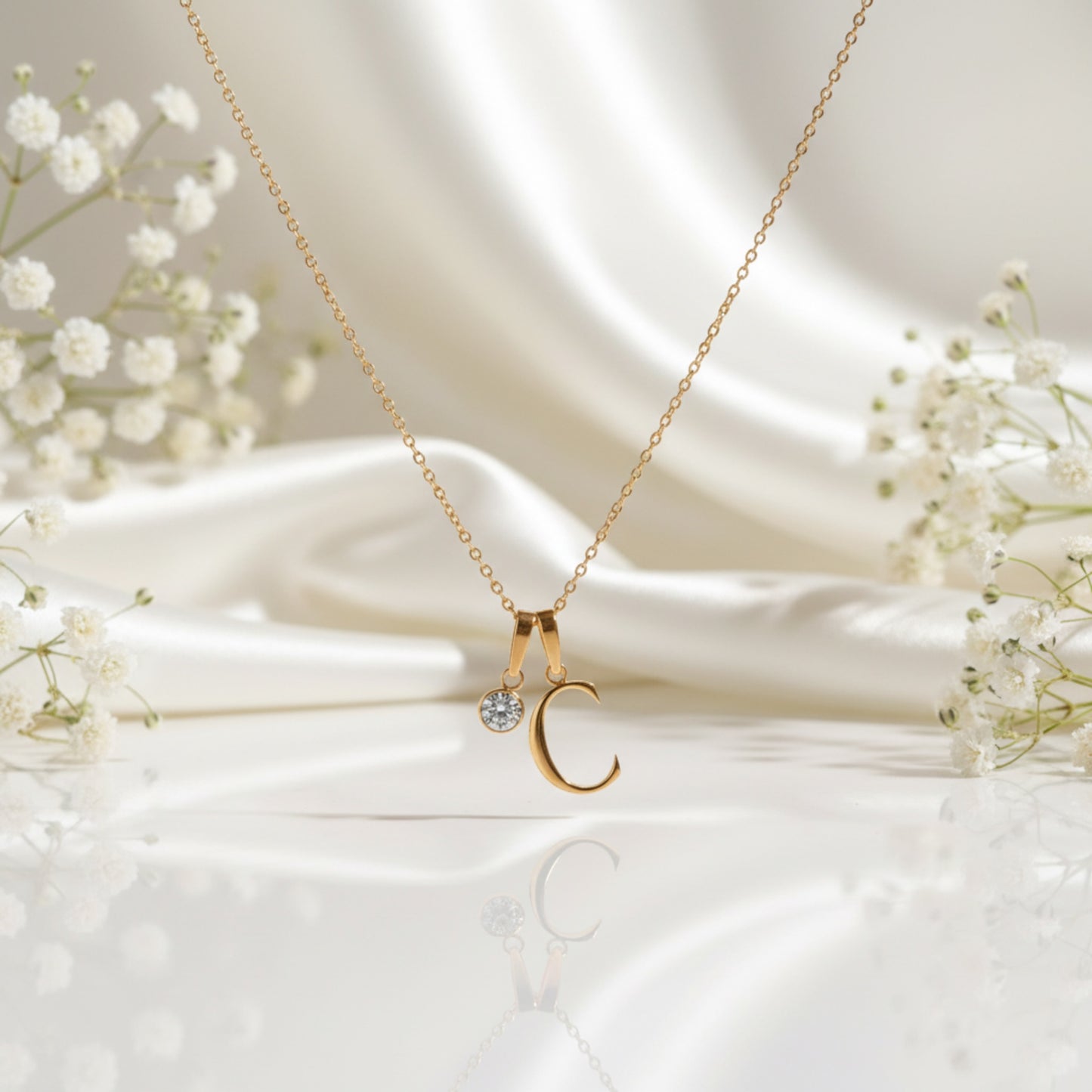 Signature Initial & Birthstone Necklace
