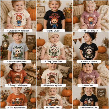Custom Fall & Halloween Kids Tees