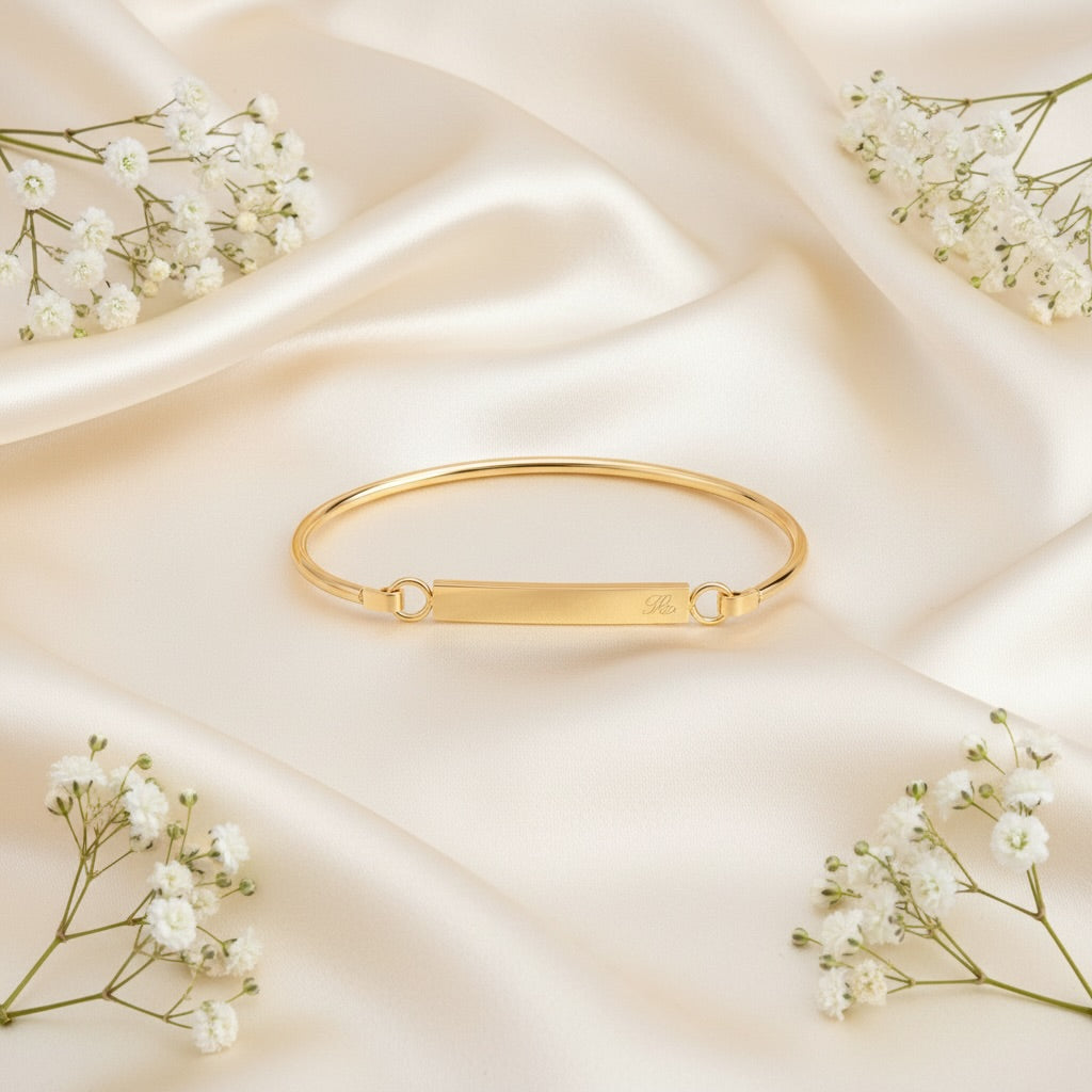 Stainless Steel Blank Flat Bar Bracelet