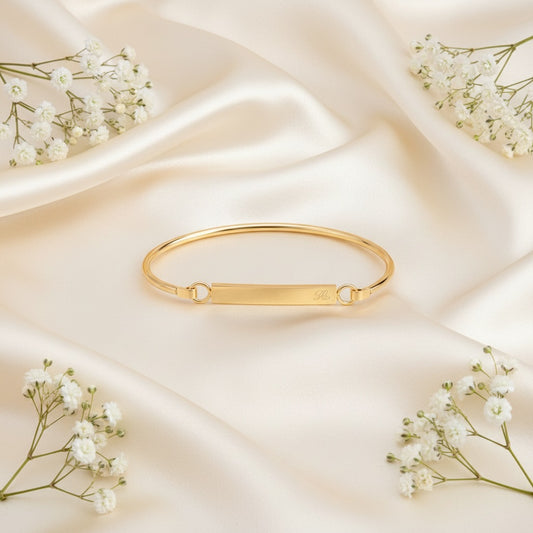 Stainless Steel Blank Flat Bar Bracelet