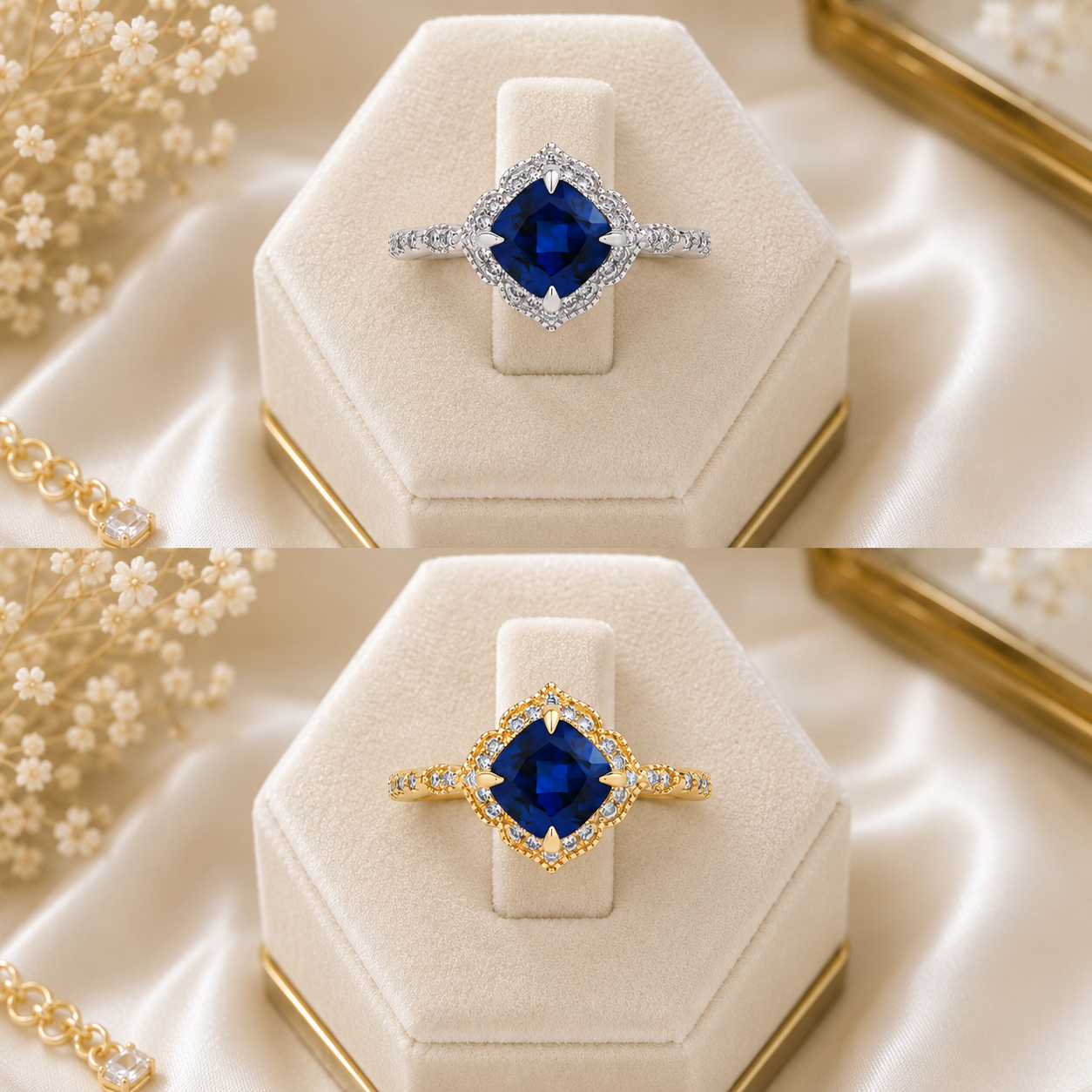 Midnight Halo Ring