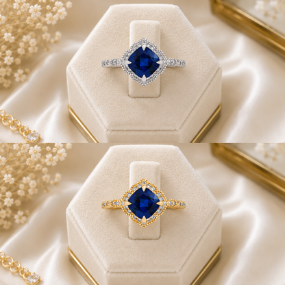 Midnight Halo Ring