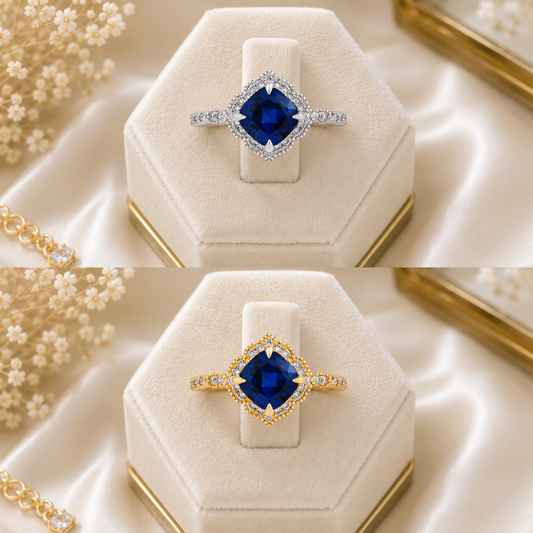 Midnight Halo Ring