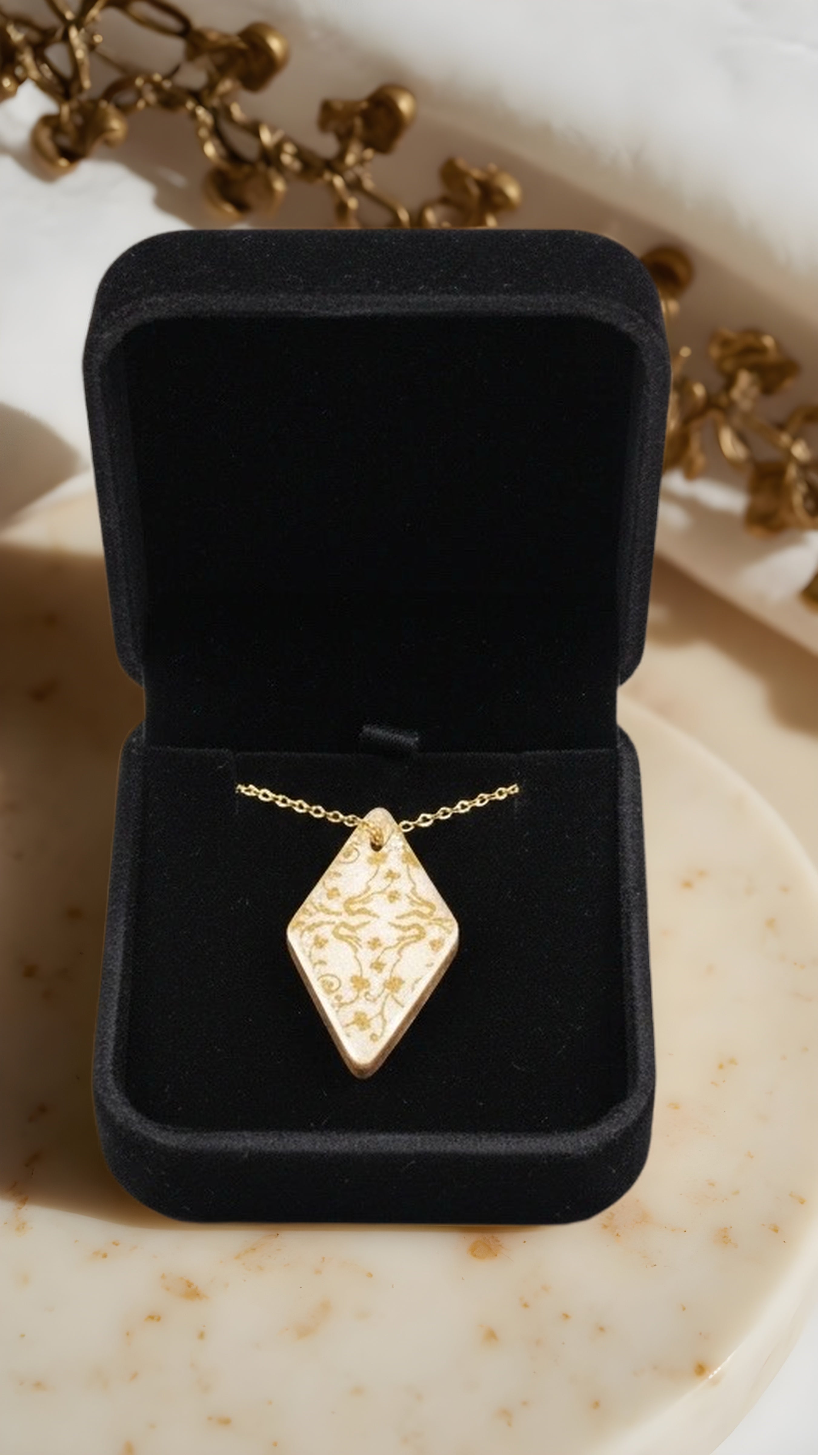 Golden Whisper Pendant