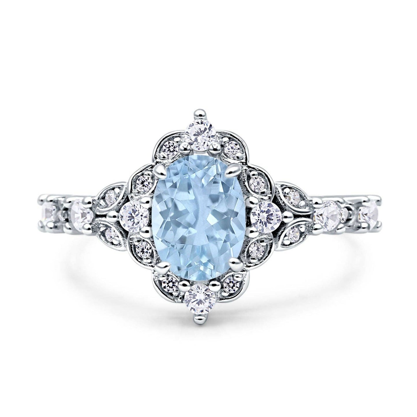 Something Blue Aquamarine Ring