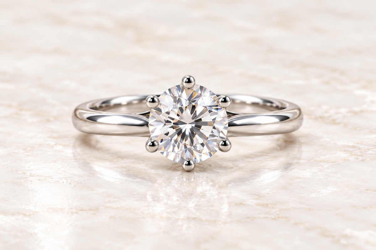 Forever Light Solitaire Ring