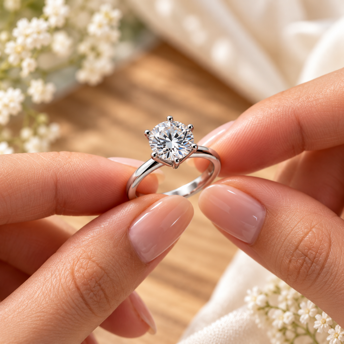 Forever Light Solitaire Ring