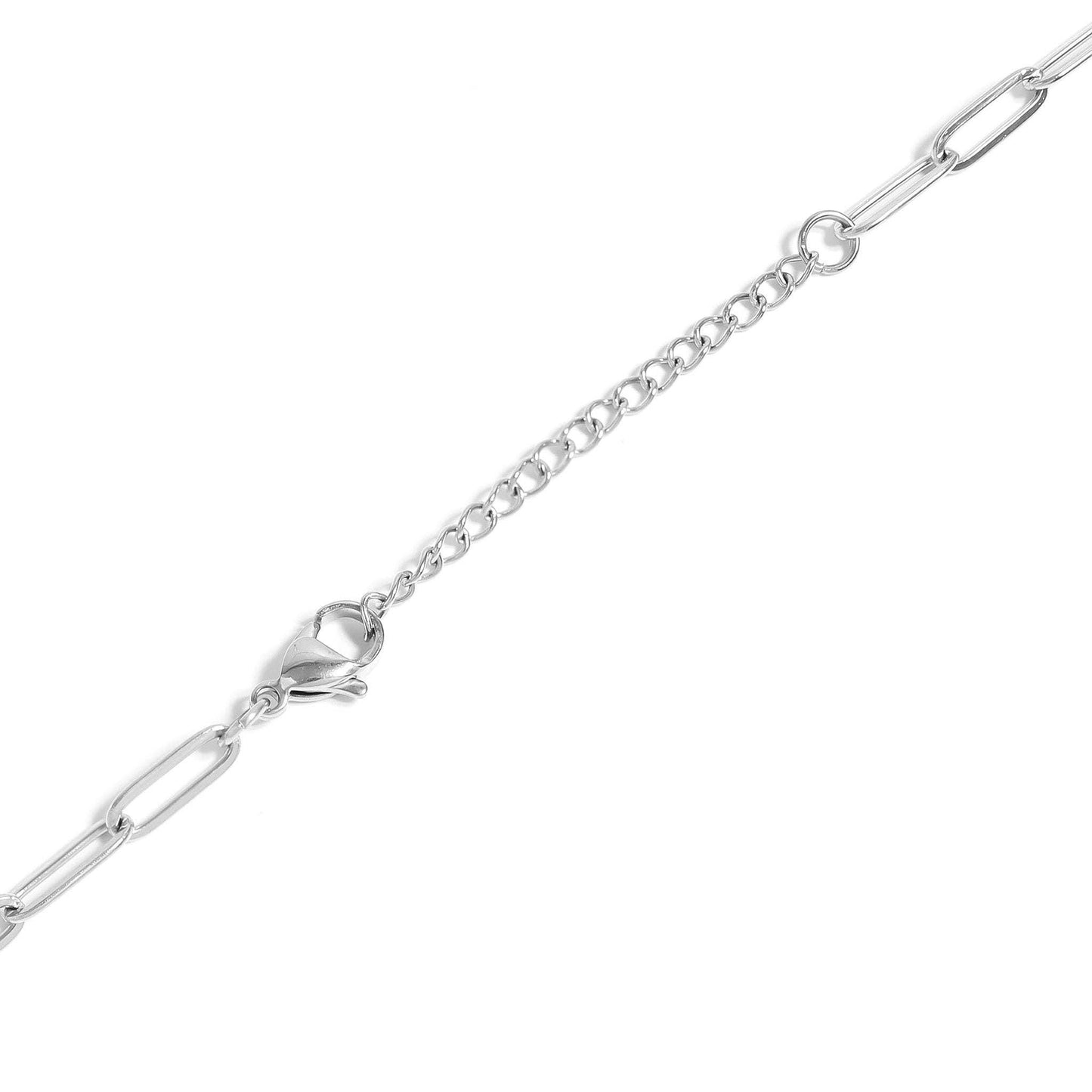 The 18K Gold Pvd Paperclip Carabiner Necklace: Gold | 16+2"