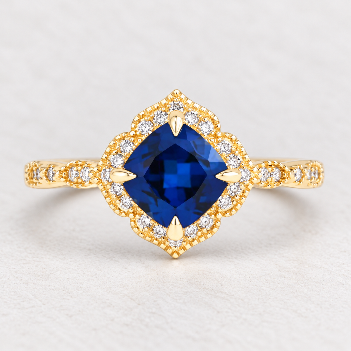 Midnight Halo Ring