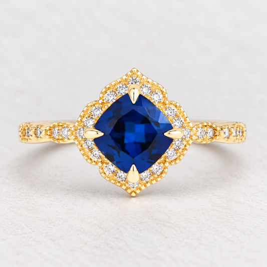 Midnight Halo Ring