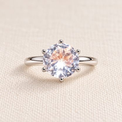 Timeless Brilliance Moissanite Solitaire Ring